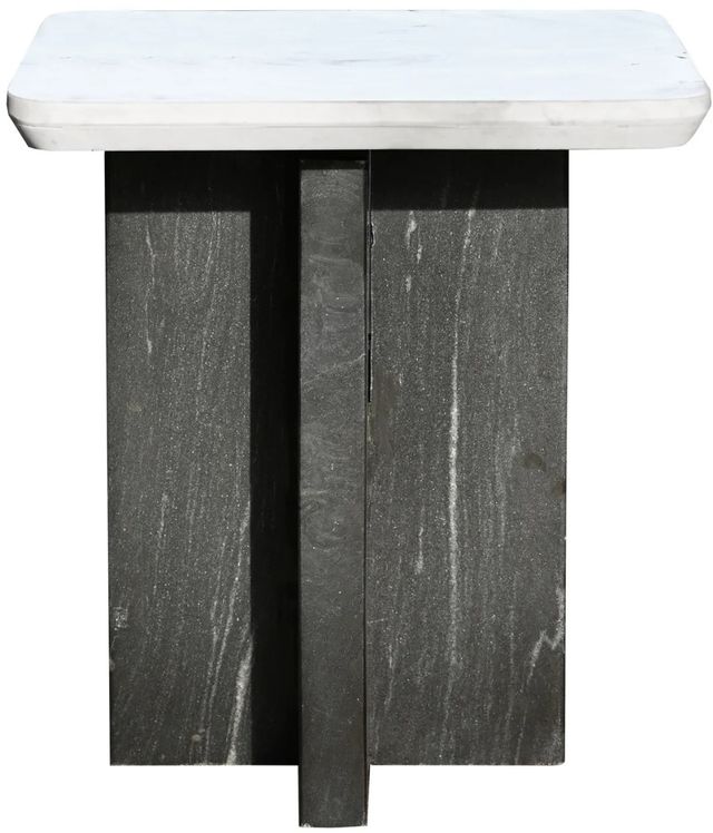 Harp & Finial® Perrin Black/White End Table-0