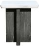 Harp & Finial® Perrin Black/White End Table-0