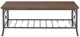 Powell® Harrison 3-Piece Chestnut Occasional Table Set with Dark Bronze Base-1