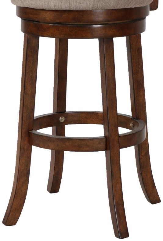 New Classic® Home Furnishings Aberdeen Brown Swivel Bar Stool-1