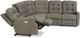 Flexsteel® Devon Gray Power Reclining Sectional-0