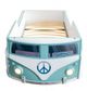 Furniture of America® Axel Teal Peace Bus Twin Bed-3