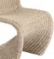 Four Hands Portia Vintage White Wicker Outdoor Dining Chair-5