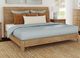 A-America® Geo Heights Butterscotch Queen Panel Bed-0