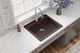 Elkay Quartz Classic® Mocha 25" x 22" x 5-1/2" Single Bowl Drop-In ADA Sink with Perfect Drain®-2