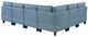 Homelegance® Garren 6-Piece Blue Modular Sectional with Storage-4