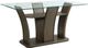 Elements International Dapper Brown Rectangular Counter Dining Set-0