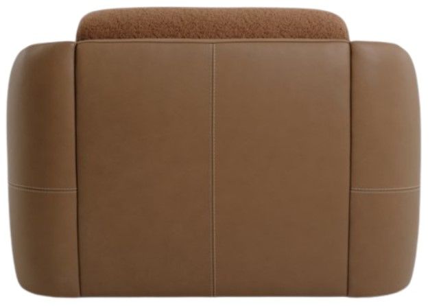 American Leather® Customizable Dorian Leather Fabric Chair-4