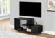 Monarch Specialties Inc. Black/Black Marble TV Stand -2
