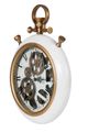 A & B Home Gold/White Gear Clock-1
