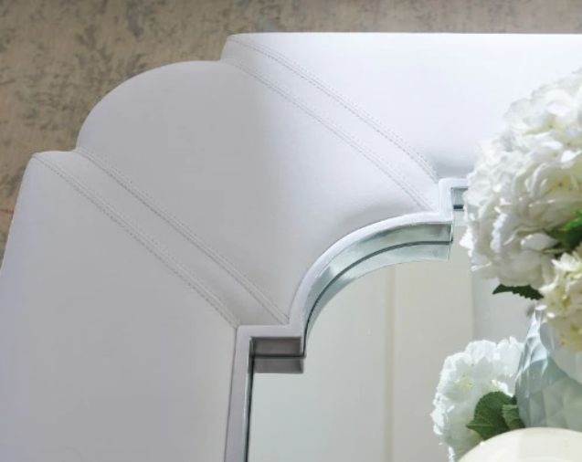 Lexington Home Avondale Clarendon White Upholstered Cocktail Table-2