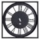 YHD Black/Gold Iron Framed Gear Clock-4