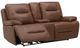 Liberty Furniture Cameron Dakota Saddle Leather Power Reclining Loveseat with Console-1