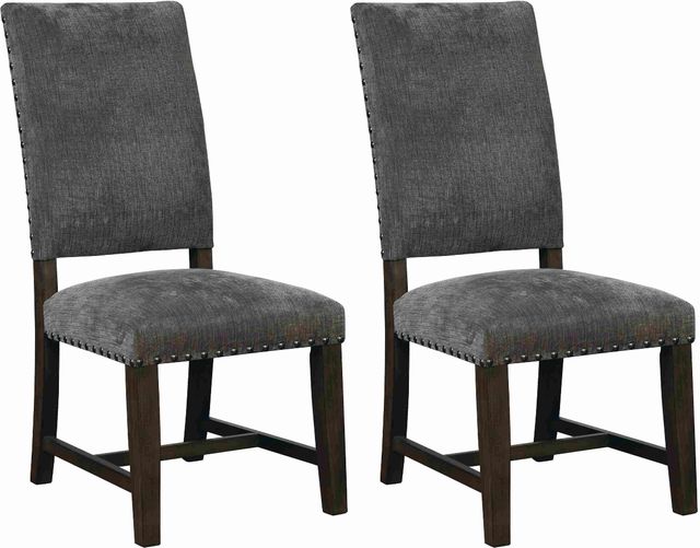 Coaster® Twain 2-Piece Warm Grey Side Chairs-0
