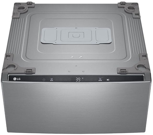 LG SideKick™ 1.0 Cu. Ft. Graphite Steel Impeller Pedestal Washer-0