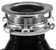 Whirlpool® 1/2 HP In-Sink Food Waste Disposer-Black-1