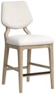 Magnussen Home® Sunset Cove Beige/Sanibel Brown Upholstered Counter Chair-0