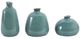 Sagebrook Home Corvallis 3-Piece Green Vase Set-2