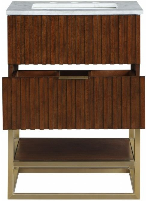 Meridian Furniture Monad Walnut 24" Bathroom Vanity-3