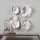 Uttermost® Sea Coral 4-Piece Antiqued White Wall Decor Set-1