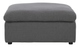 Mazin Furniture Gray Ottoman-1