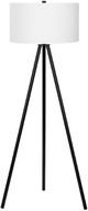 Monarch Specialties Inc. 63"H Black Metal Floor Lamp-1