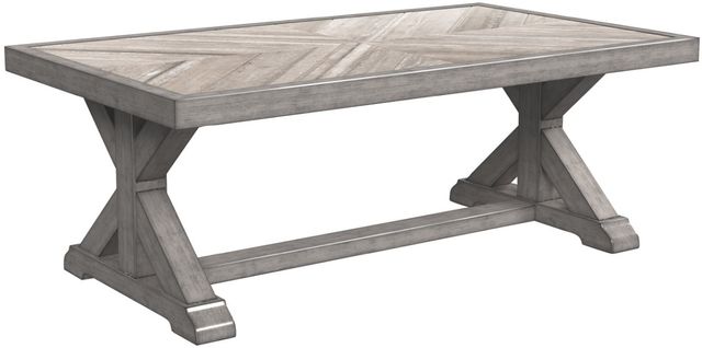 Beachcroft Outdoor Rectangle Dining Table - Beige Beachcroft Outdoor Rectangle Dining Table - Beige