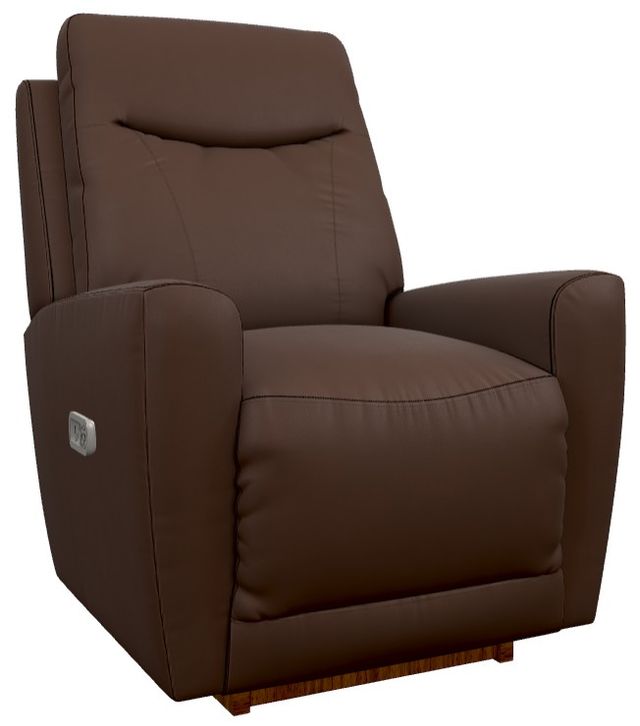 La-Z-Boy® Kodie Chestnut Power Rocking Recliner with Headrest and Lumbar-0