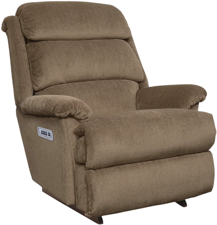 La-Z-Boy® Astor Mocha Power Rocking Recliner with Headrest and