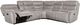 New Classic® Home Furnishings Kamari Gray 3-Piece L-Shape Manual Reclining Sectional-2