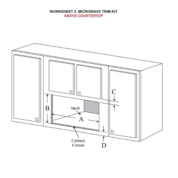 Microwave custom trim kit-2