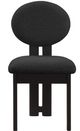 Meridian Furniture Napa Black Boucle Upholstered Dining Chair-1