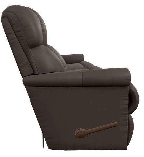 La-Z-Boy® Pinnacle Umber Leather Manual Wall Reclining Sofa-3