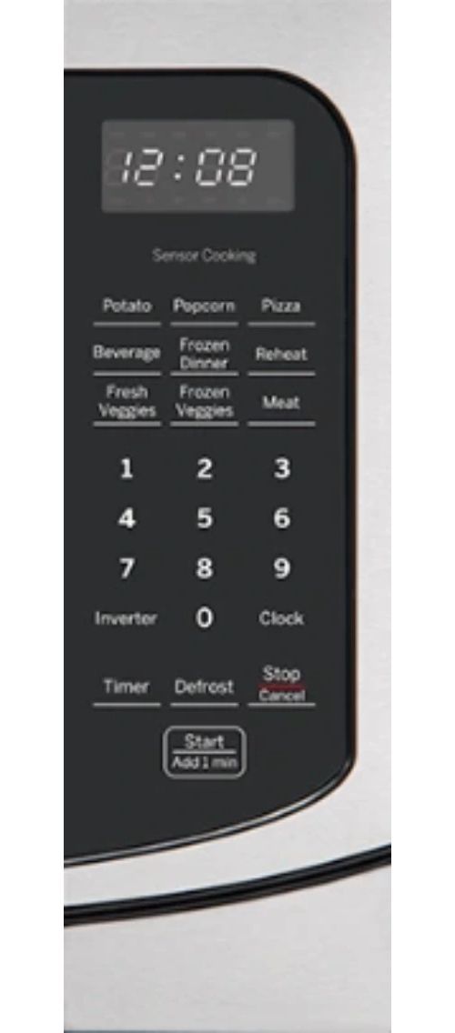 GE® 1.6 Cu. Ft. Stainless Steel Countertop Microwave-1