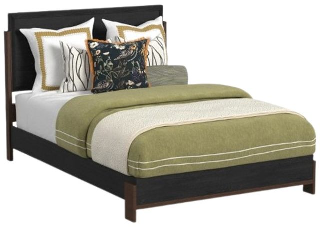 Flexsteel® Waterfall Deep Ebony Queen Panel Bed-0