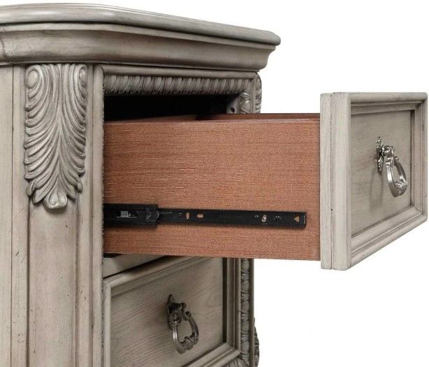 Bernards Coventry Gray Nightstand-3