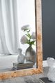 A & B Home Brown Rectangle Floor Mirror-5