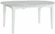 John Thomas Furniture® Hampton Seaside Chalk Dining Table with White Base-0