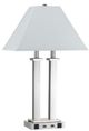 Cal® Lighting & Accessories Brushed Steel Desk Lamp-0