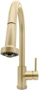 ZLINE Autograph Edition Monet Champagne Bronze Pull Down Single Handle Kitchen Faucet-1