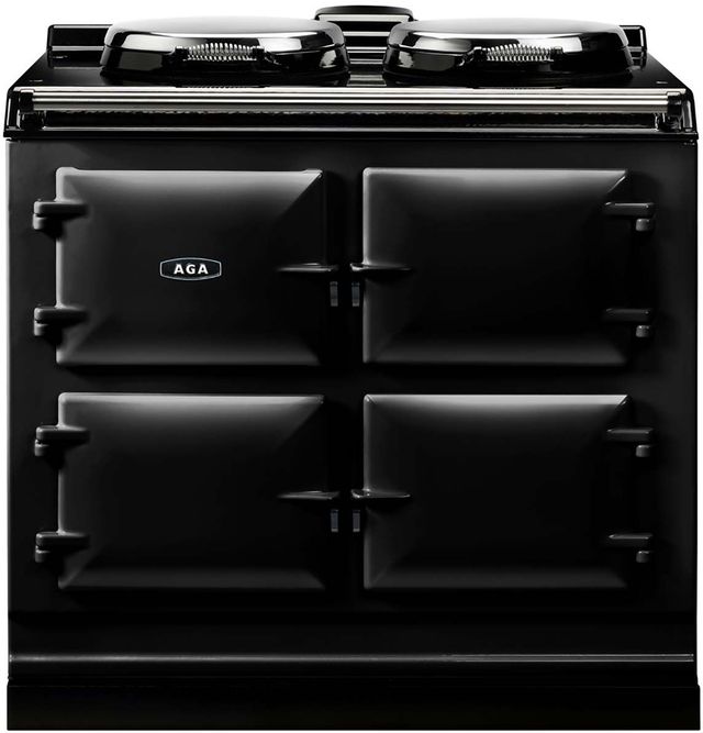 AGA™ 39" Black Dual Control Electric Range-0