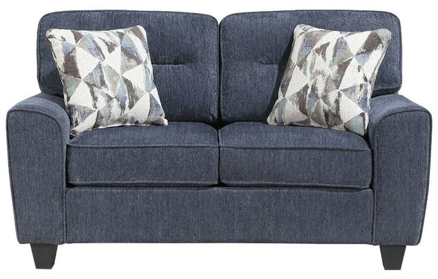 Homelegance® Bennett Blue Loveseat-2