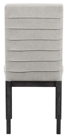 Homelegance® Orem Antique Black/Gray Upholstered Dining Side Chair-3