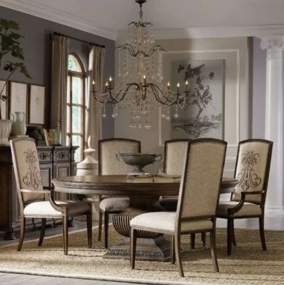 Hooker® Furniture Rhapsody Walnut 60" Round Dining Table-1