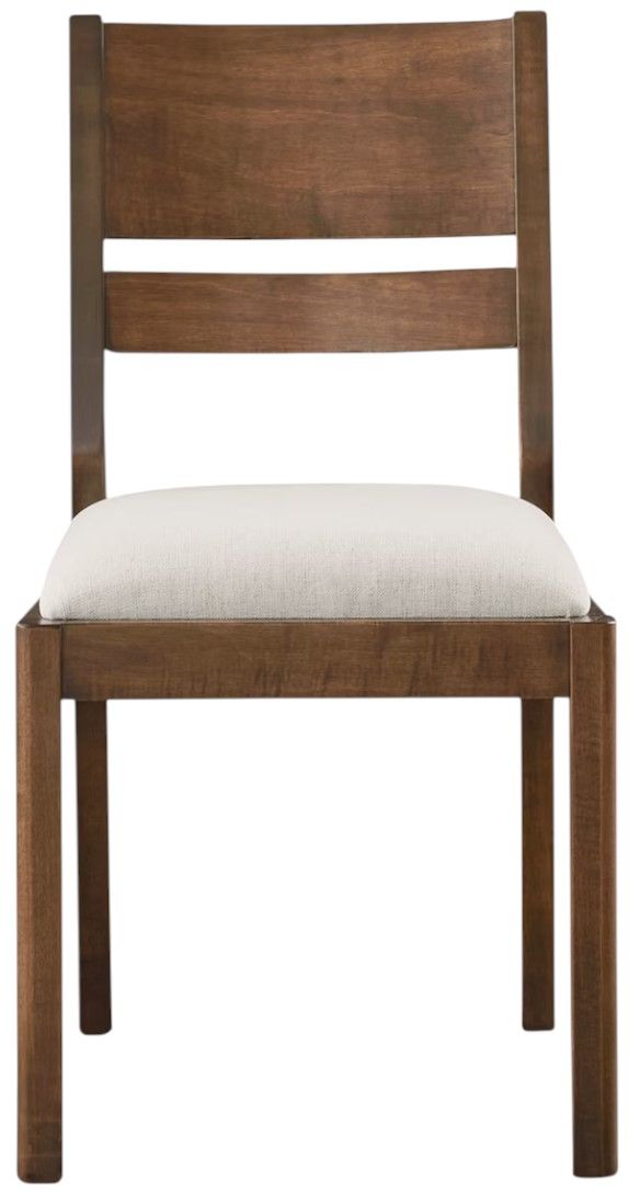 Bassett® Furniture Origins Spence Sable Dining Chair with Nomad Cream Upholstered Seat-1