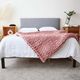 Hush Knit Dusty Rose Weighted Blanket-2