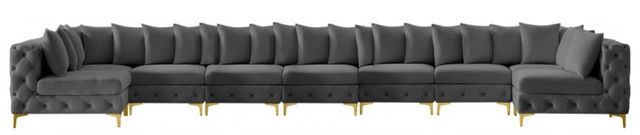 Meridian Furniture Tremblay 9-Piece Grey Modular Sectional Set-0