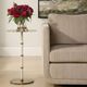 Uttermost® Cyprus Brass/White Accent Table-1