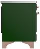 Ilve® Majestic III 40" Emerald Green Pro Style Induction Range with Triple Glass Door and Copper Trim-4