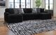 Signature Design by Ashley® Midnight-Madness 3-Piece Onyx U-Shape Sectional-2